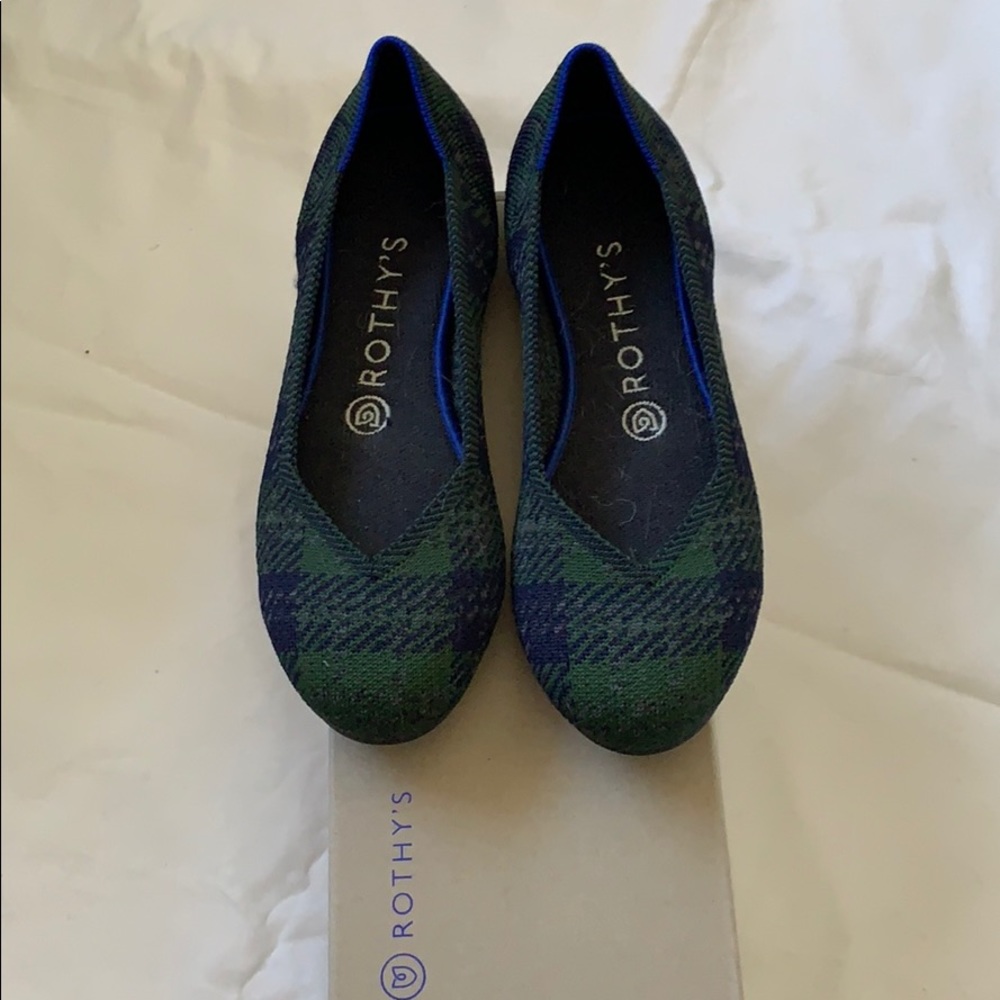 Rothy’s Forest Tartan size 7.5